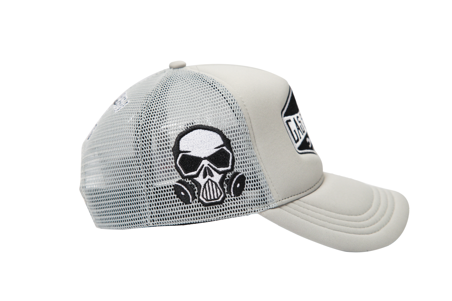 Gas Service Trucker Hat Light Grey
