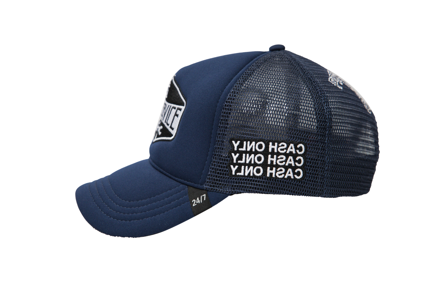 Gas Service Trucker Hat Navy Blue