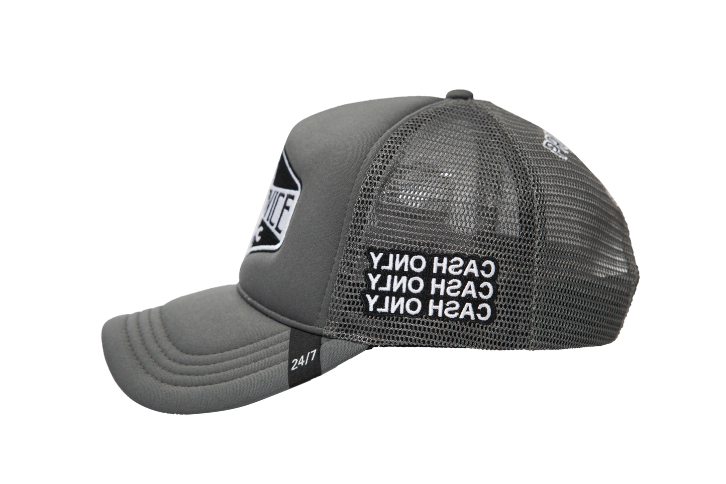 Gas Service Trucker Hat Grey