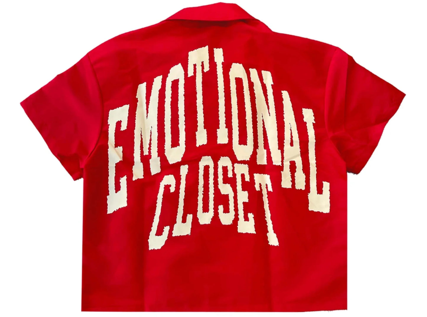 Mixed Emotion Backyard Nylon Shirt Red