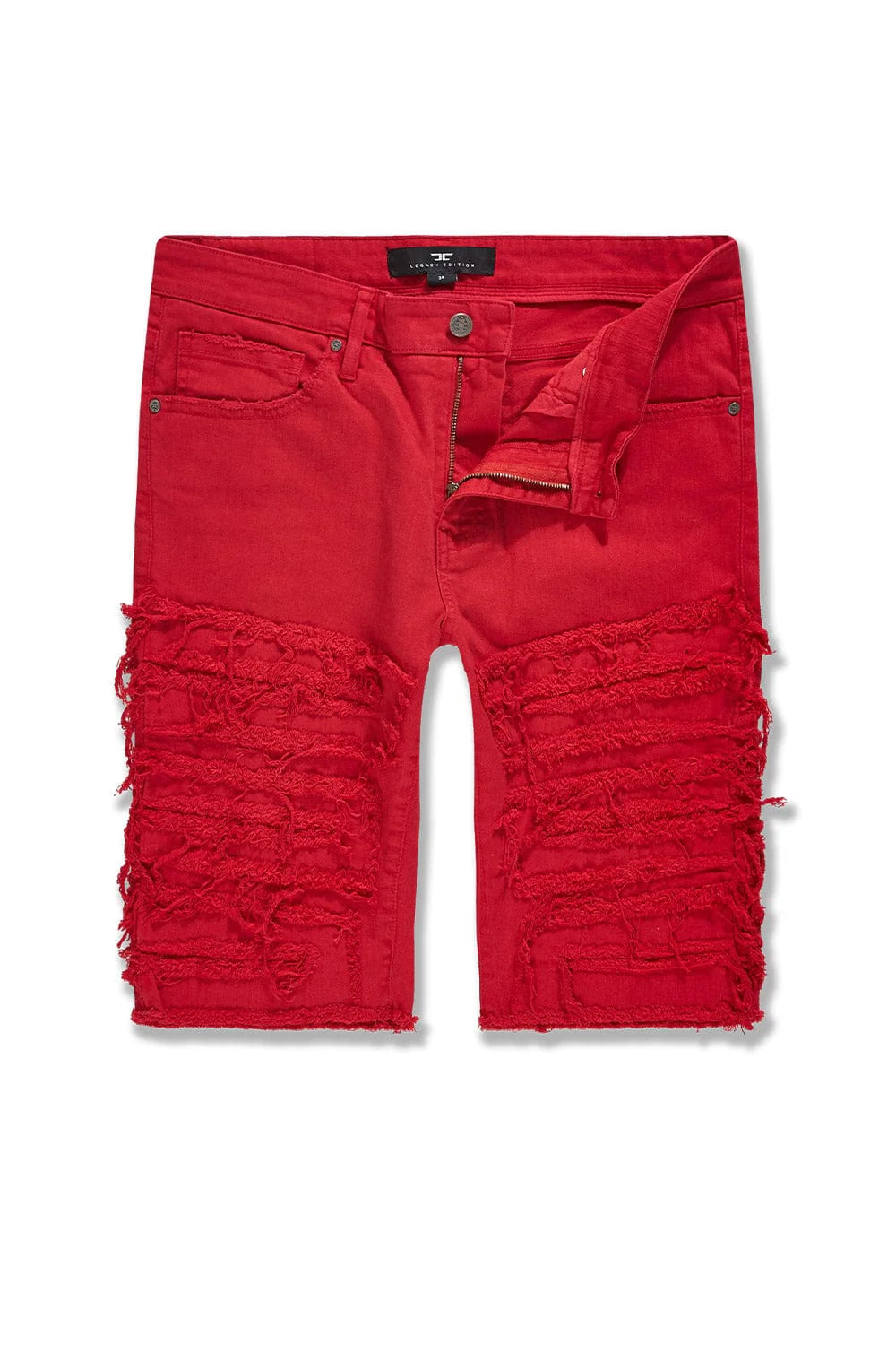 Jordan Craig Python Shorts Red