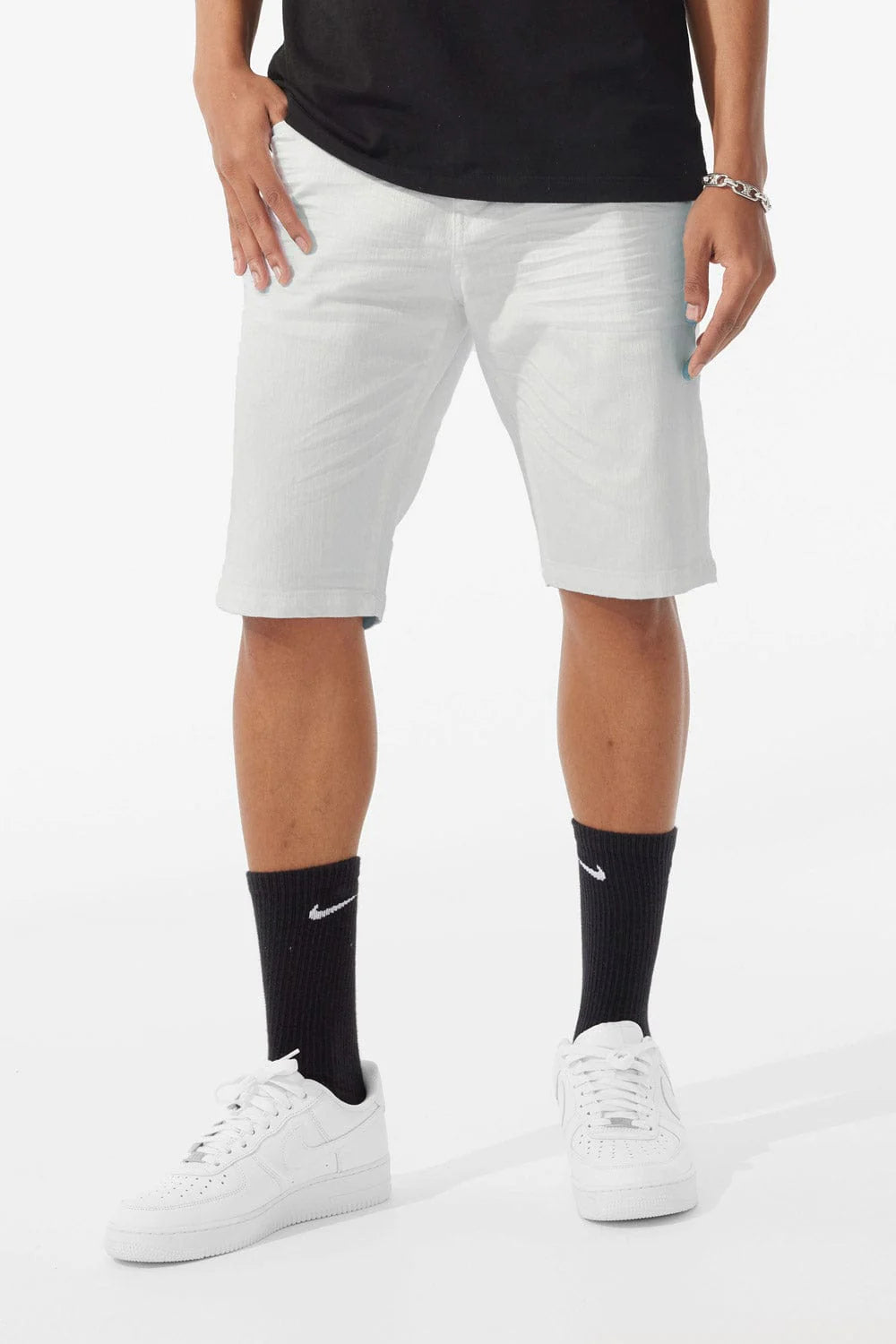 Jordan Craig Nashville Twill Shorts White