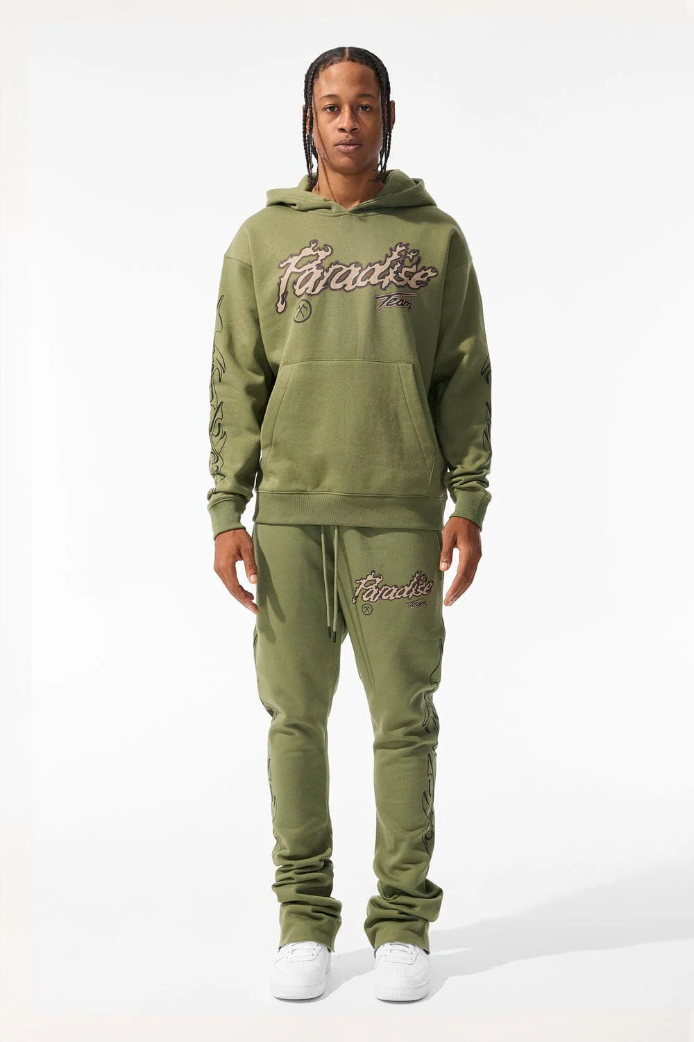 JORDAN CRAIG PARADISE TOUR STACKED SWEATPANTS