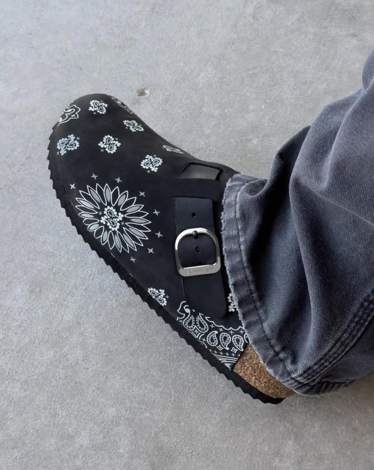 Bravest Studio Paisley Clogs Black