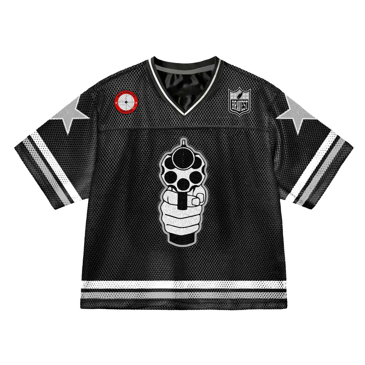 Bravest Studios 911 Football Jersey Black