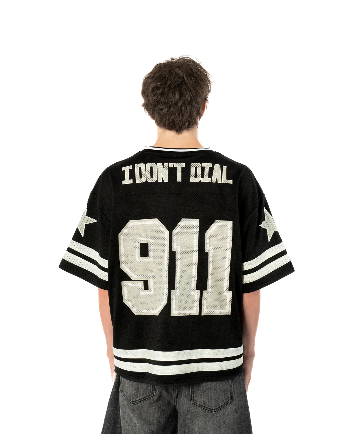 Bravest Studios 911 Football Jersey Black