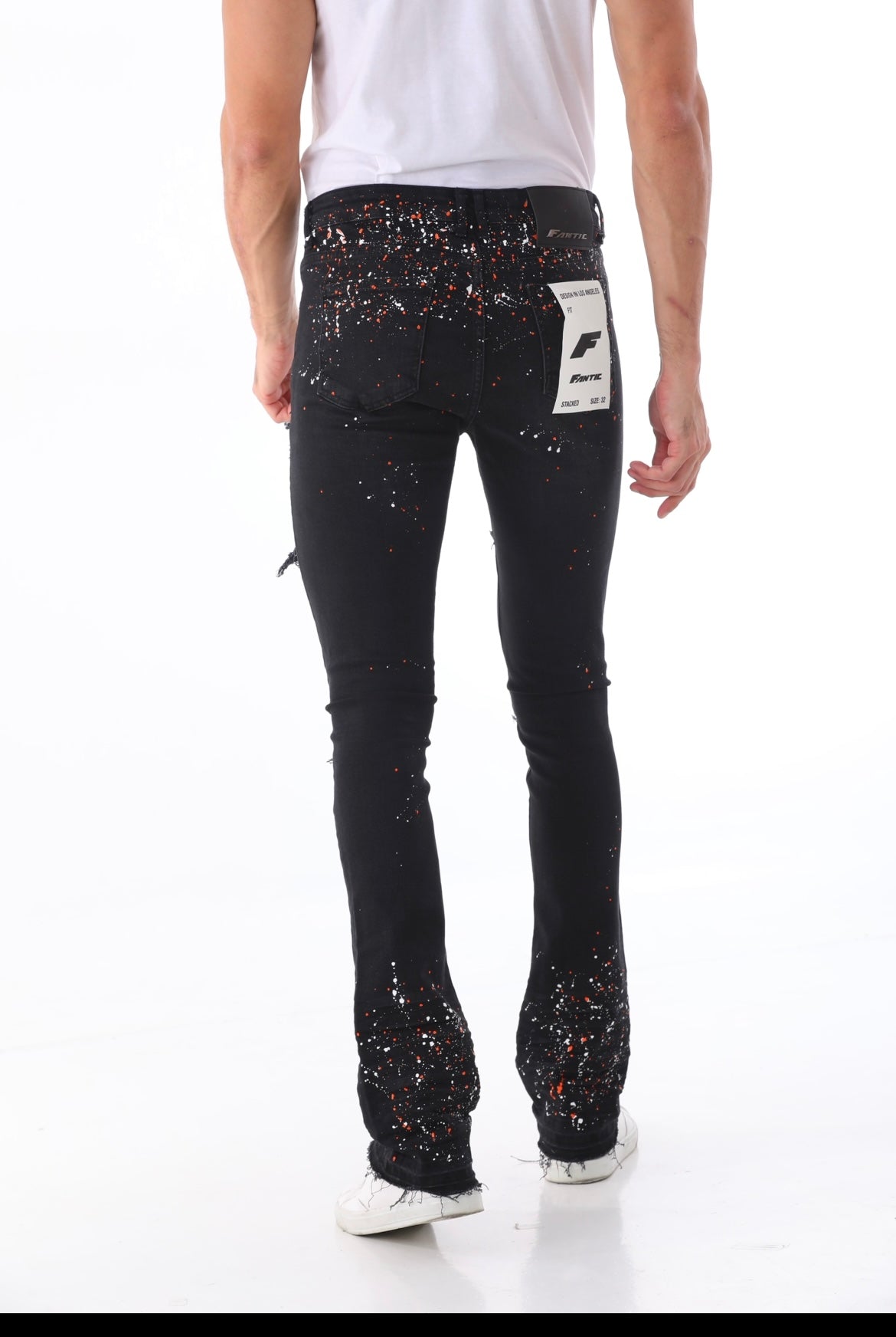 Fantic 1031 Stacked Jeans Black O