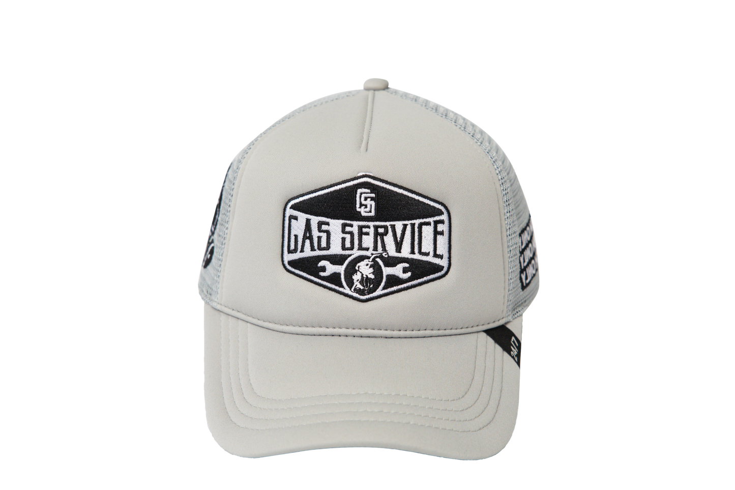 Gas Service Trucker Hat Light Grey