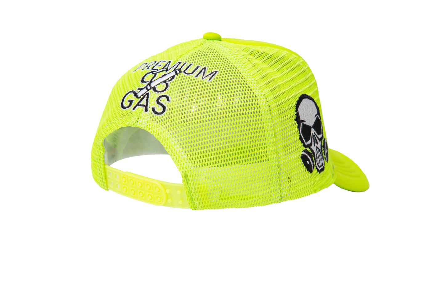 Gas Service Trucker Hat Highlighter Green