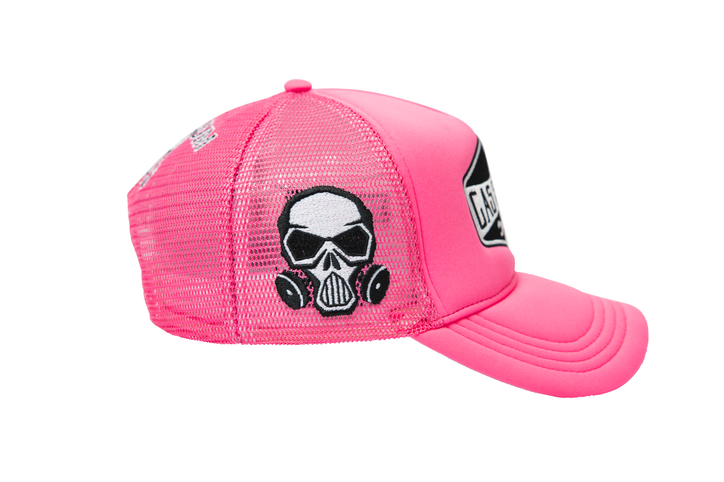 Gas Service Trucker Hat Bubble Gum Pink