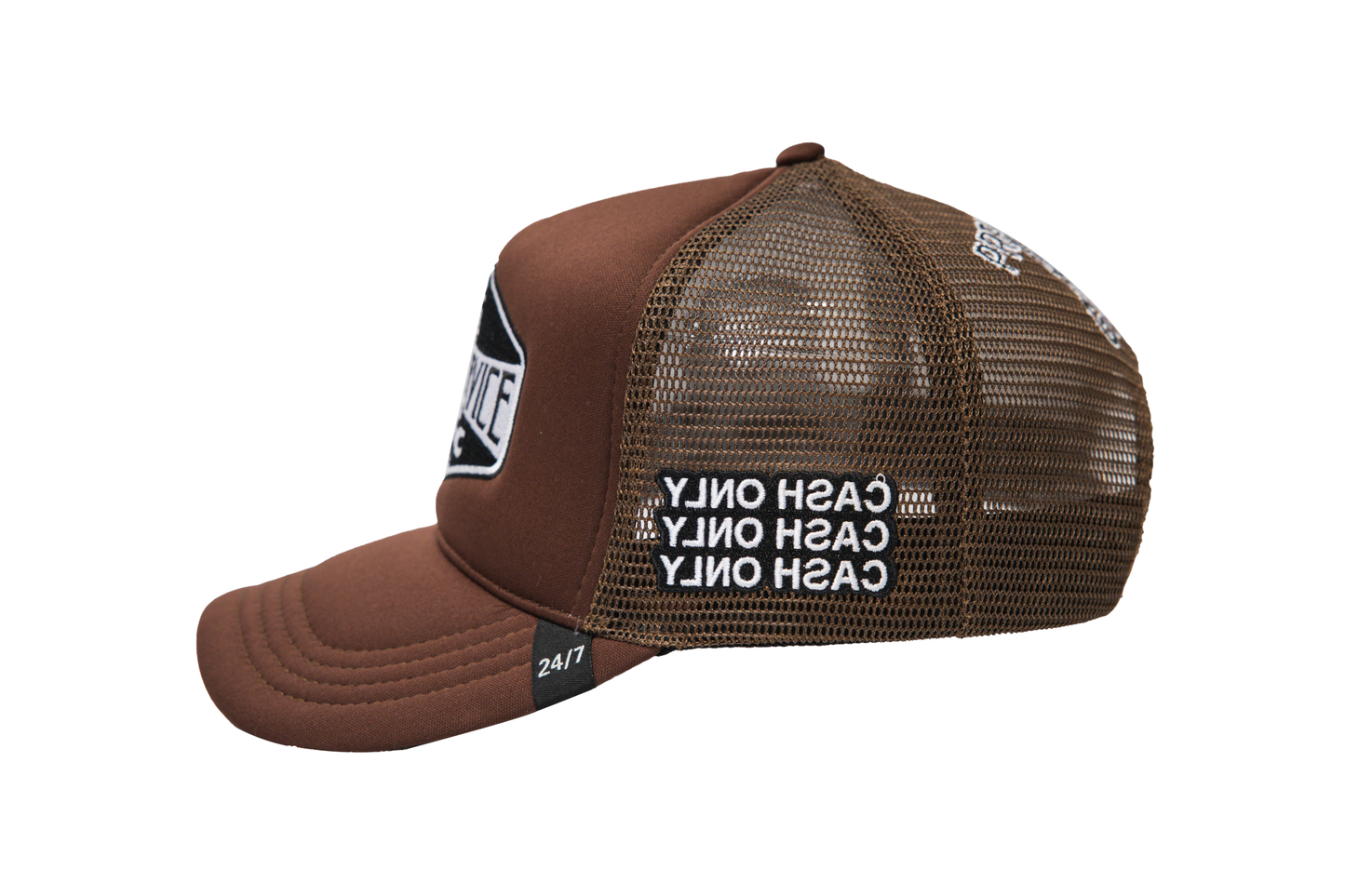Gas Service Trucker Hat Brown