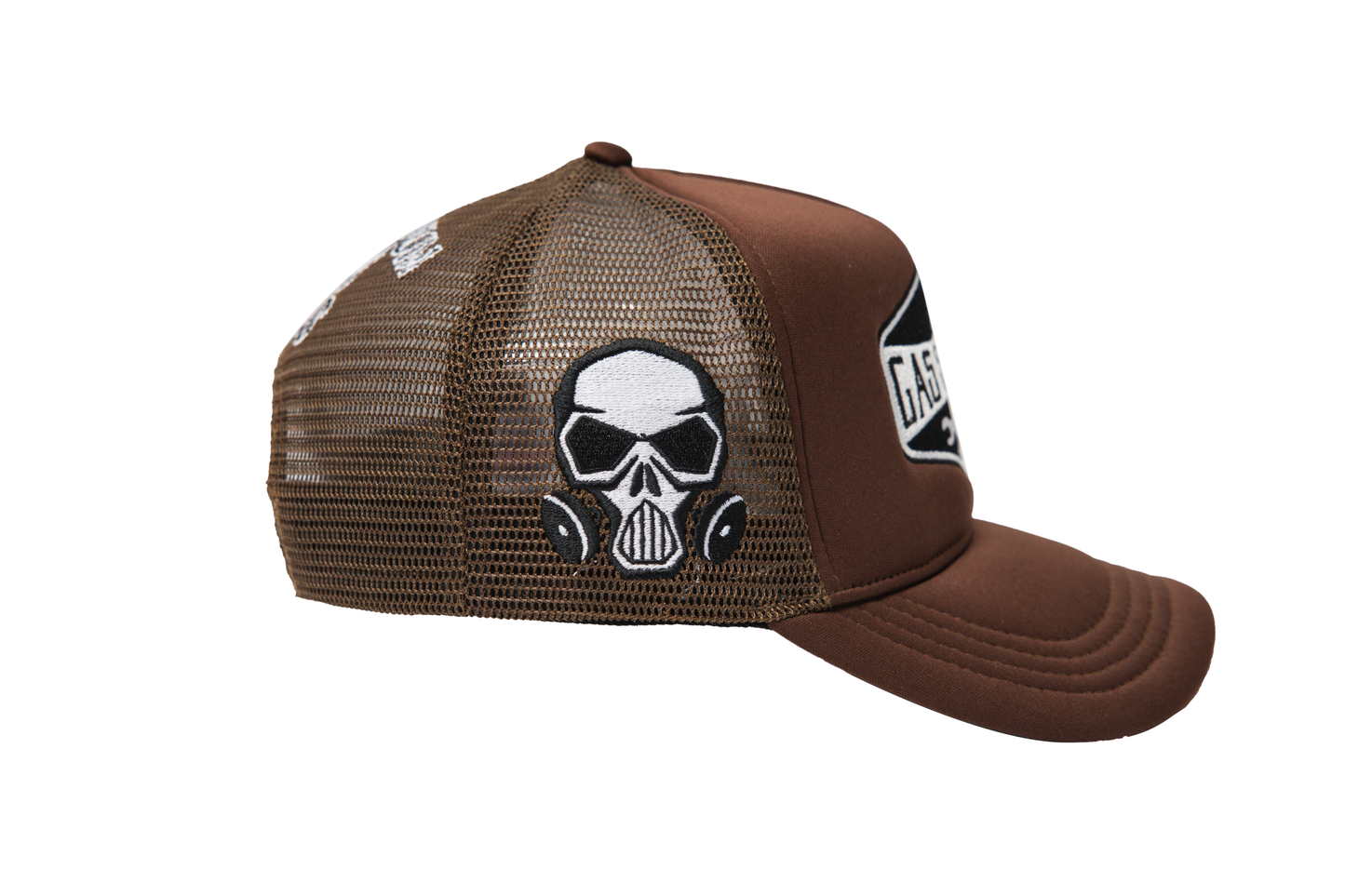 Gas Service Trucker Hat Brown