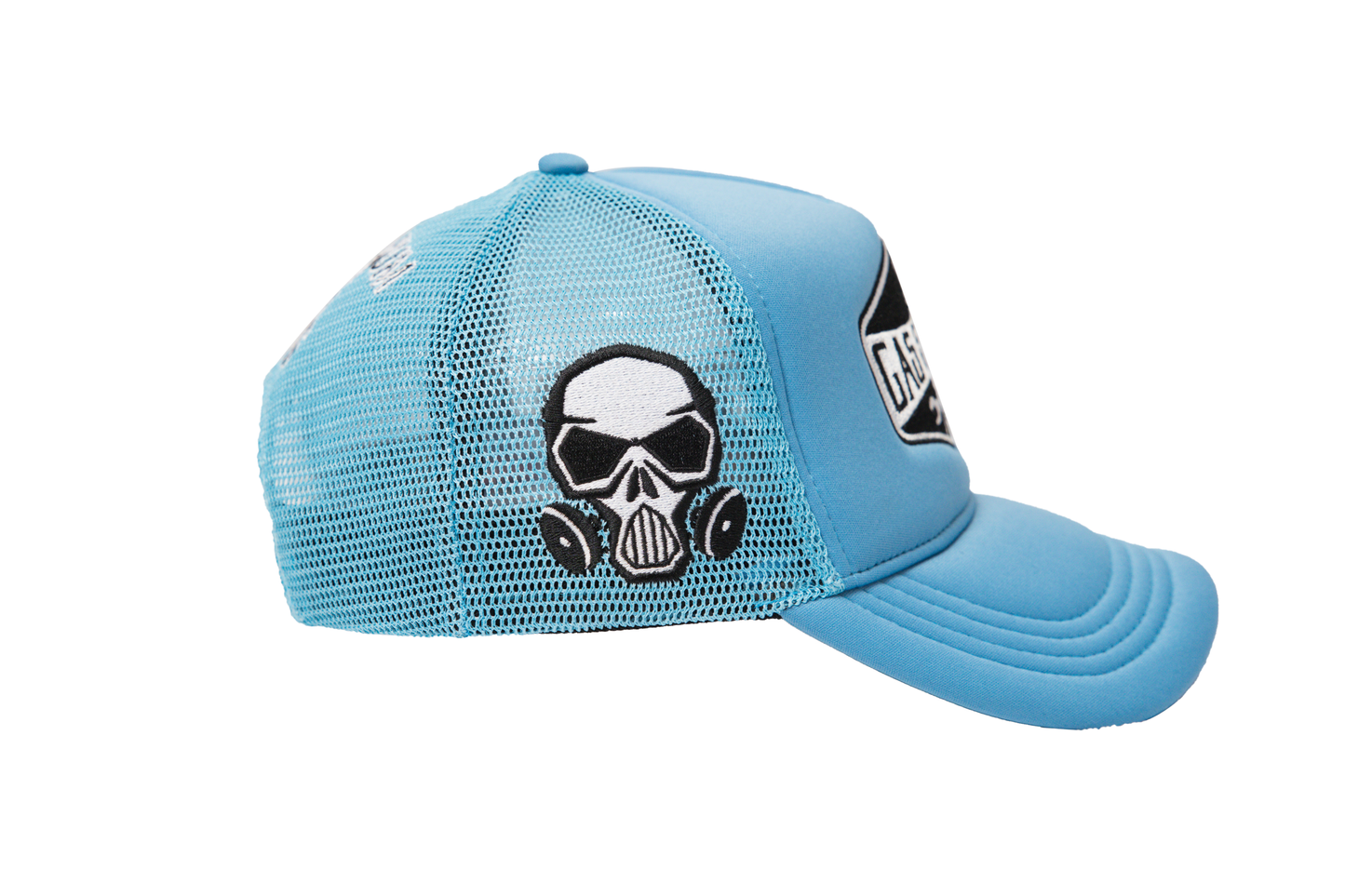 Gas Service Trucker Hat Sky Blue