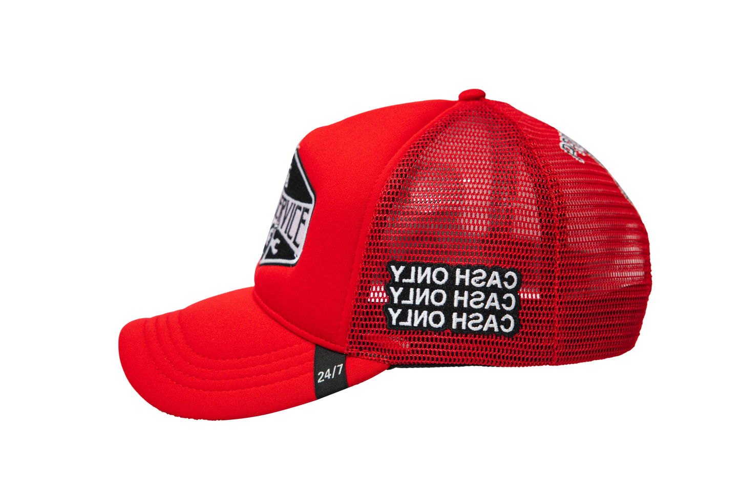 Gas Service Trucker Hat Red