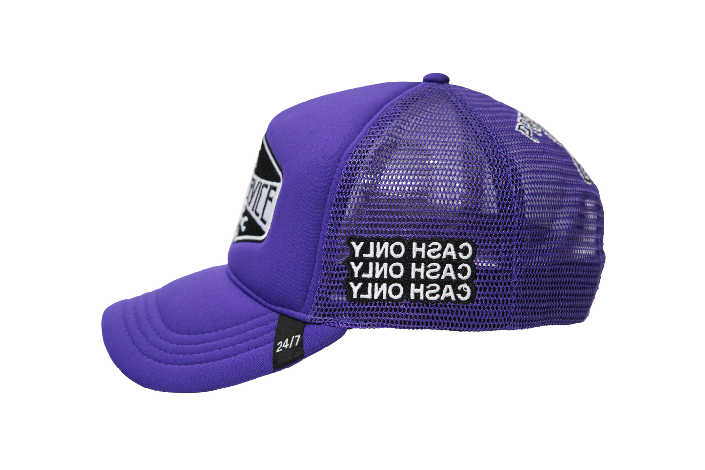 Gas Service Trucker Hat Purple