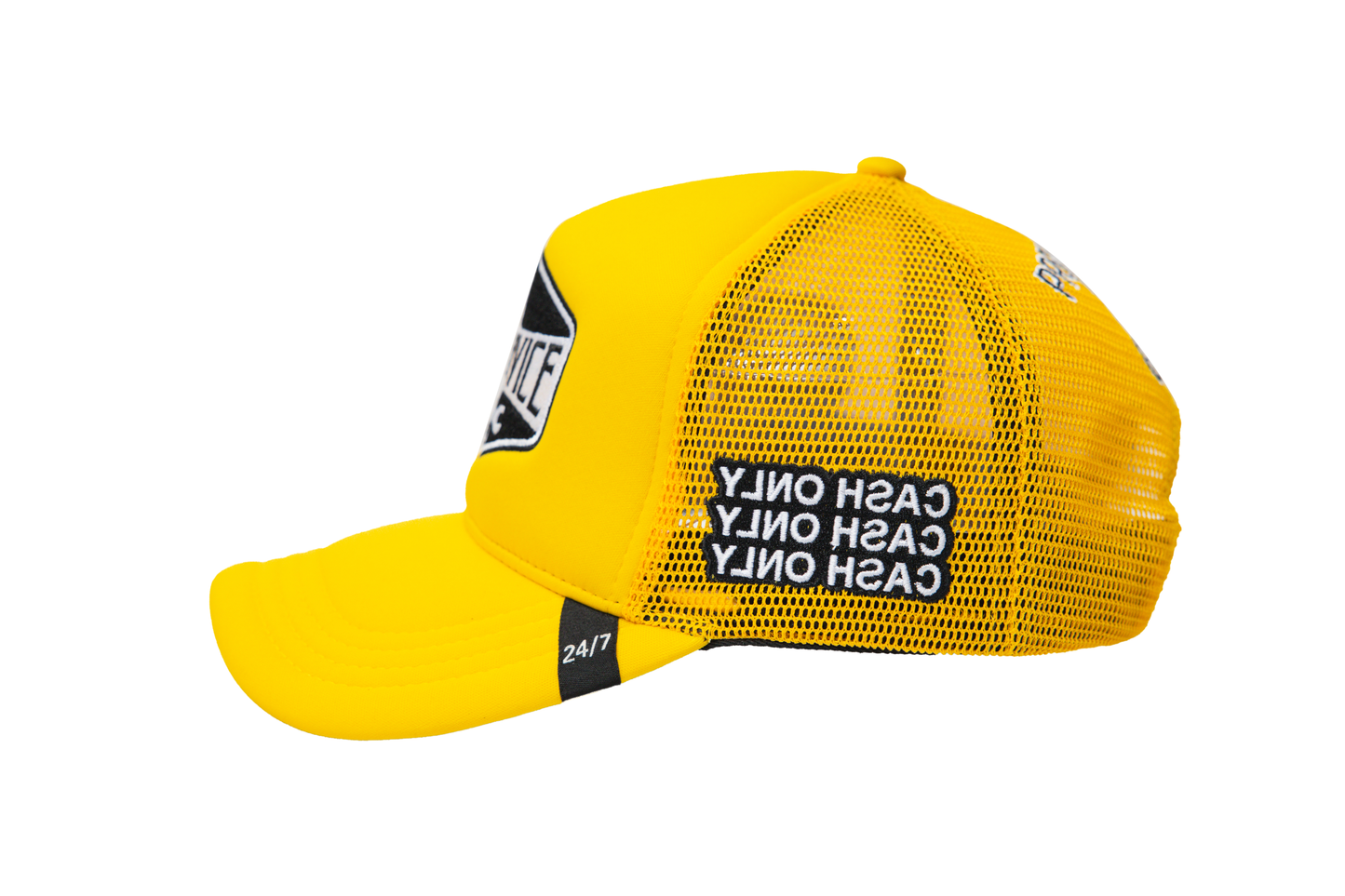Gas Service Trucker Hat Mustard Yellow