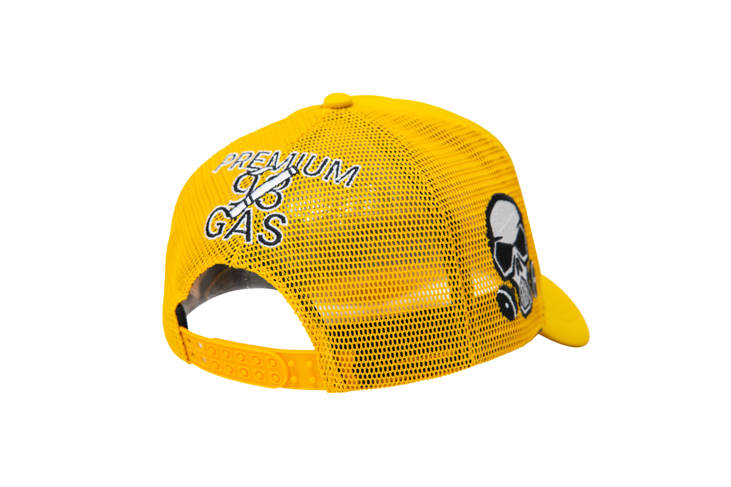 Gas Service Trucker Hat Mustard Yellow