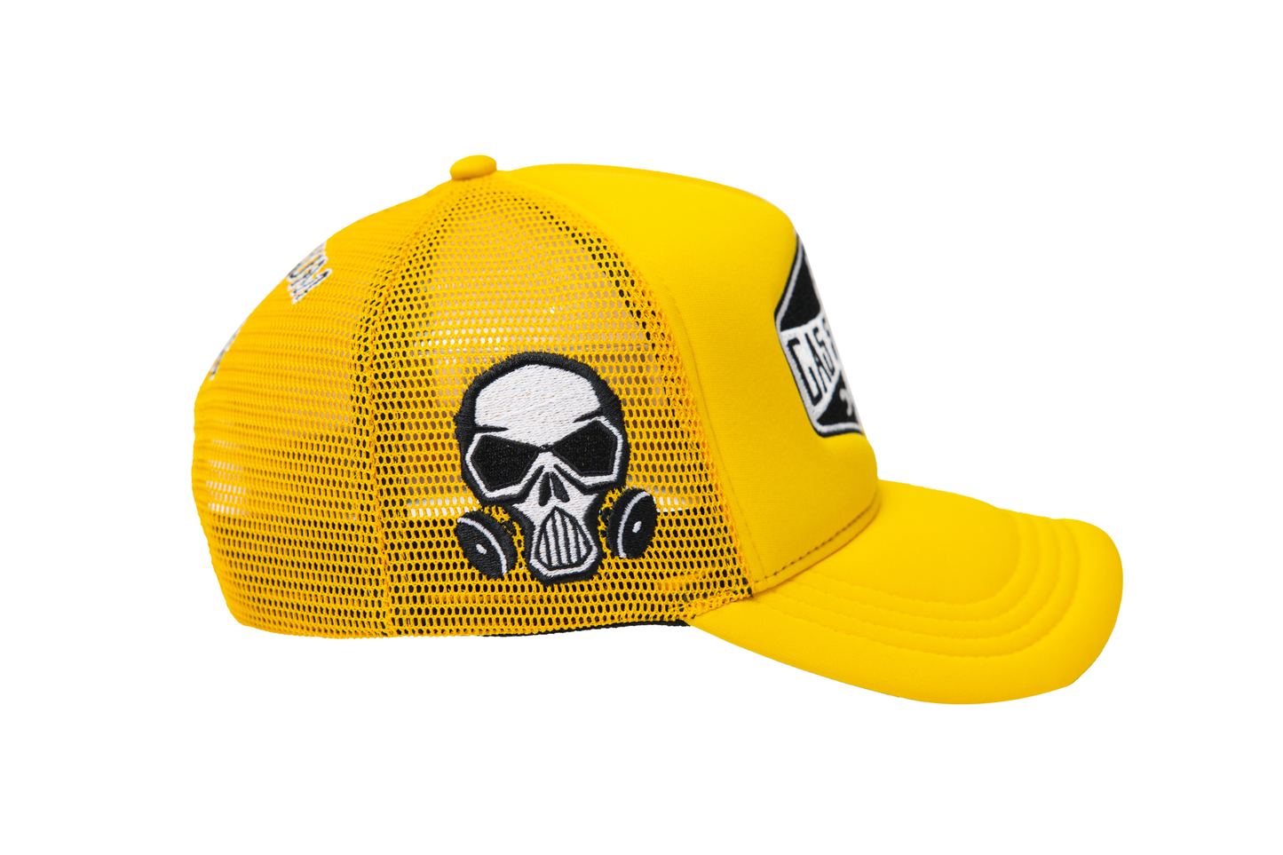 Gas Service Trucker Hat Mustard Yellow