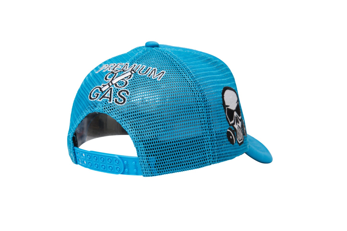 Gas Service Trucker Hat Smurf Blue