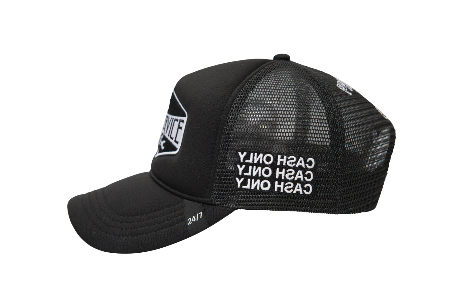 Gas Service Trucker Hat Black