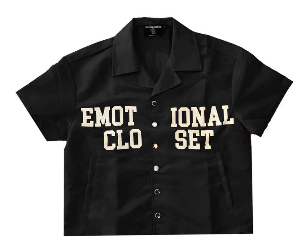 Mixed Emotion Backyard Nylon Shirt Black