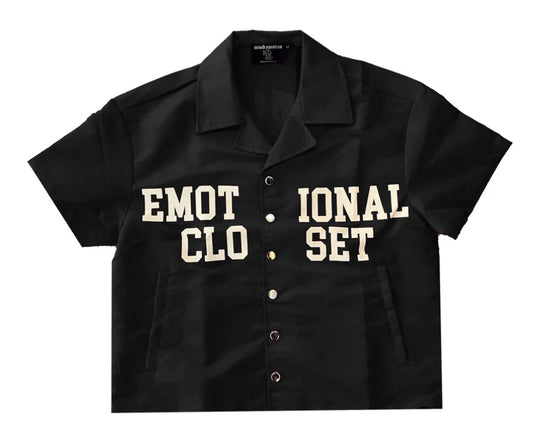Mixed Emotion Backyard Nylon Shirt Black