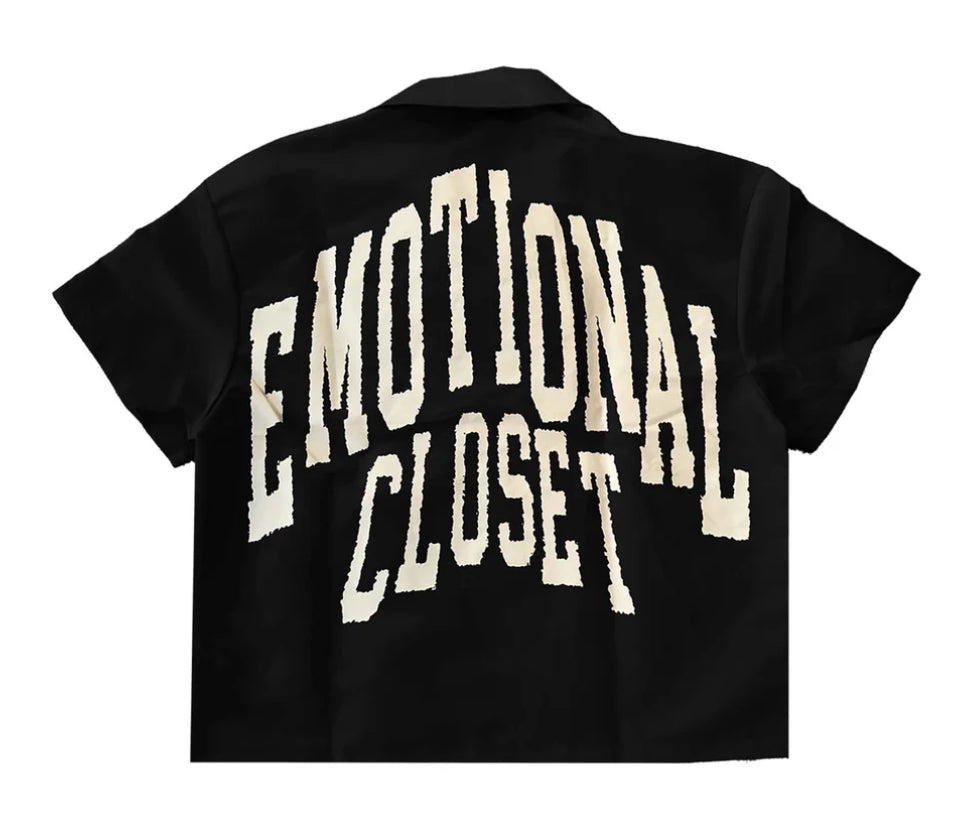 Mixed Emotion Backyard Nylon Shirt Black