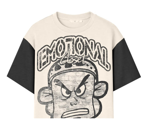 Mixed Emotion Emotional Closet Cropped Tee