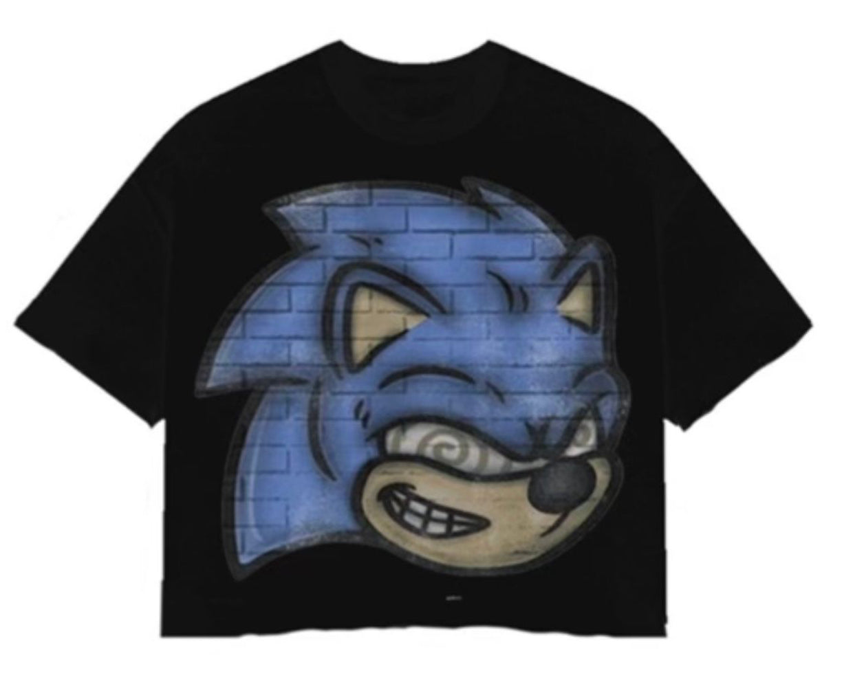 Prestige Collection Sonic Big Head Tee Black