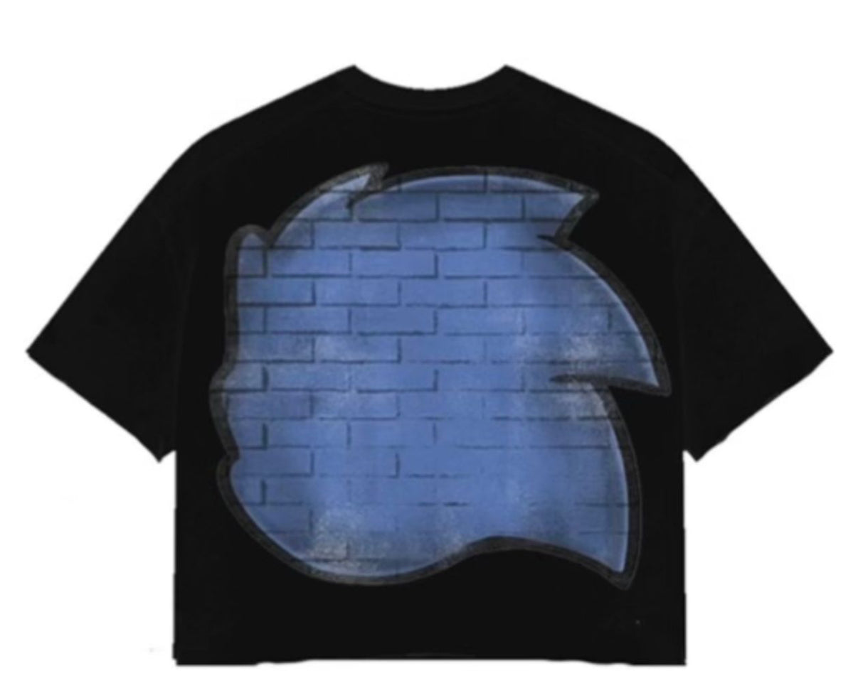 Prestige Collection Sonic Big Head Tee Black