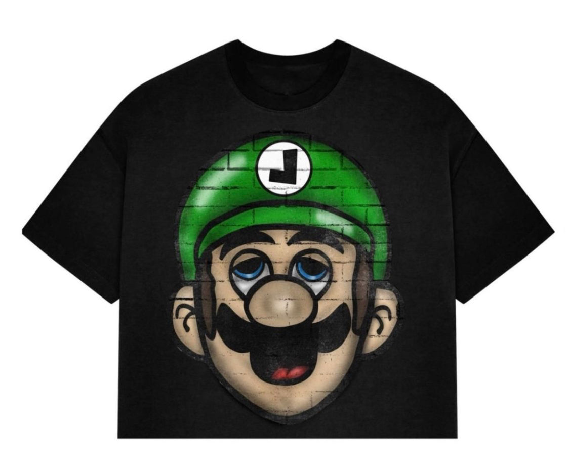 Prestige Collection Luigi Big Head Tee Black
