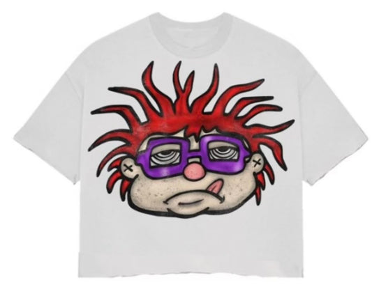 Prestige Collection Chuckie Big Head Tee White