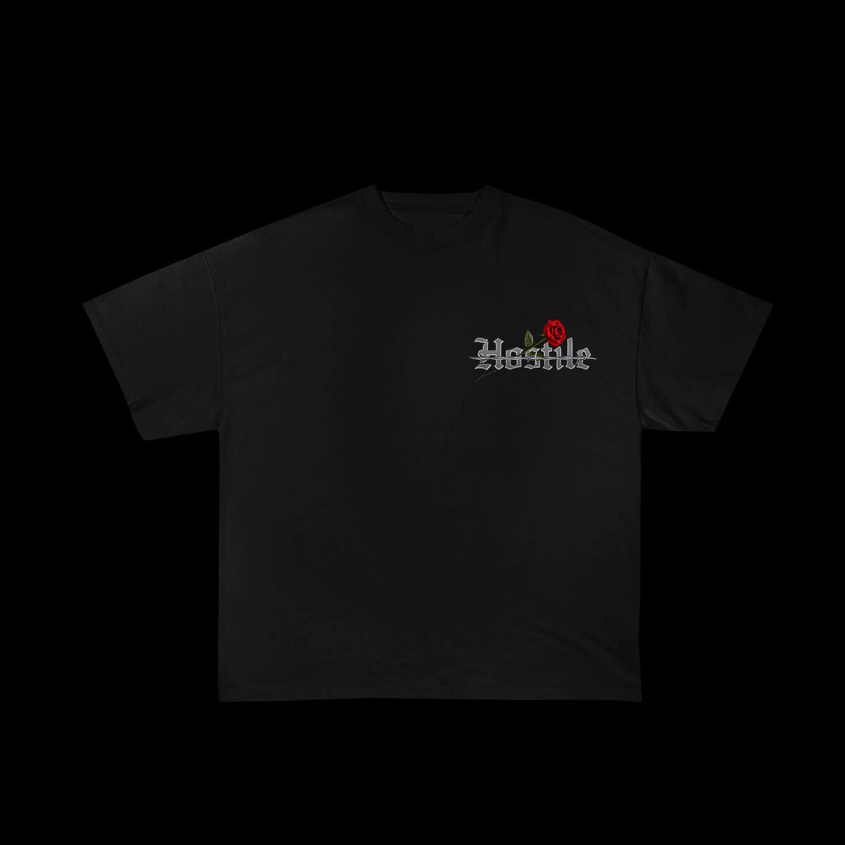 XHostile Barbwire Flower Tee