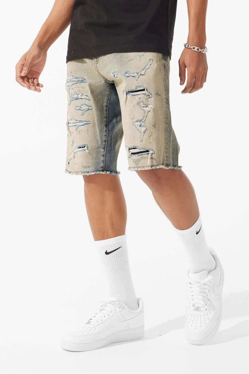 Jordan Craig Arlington Denim Shorts Desert Storm