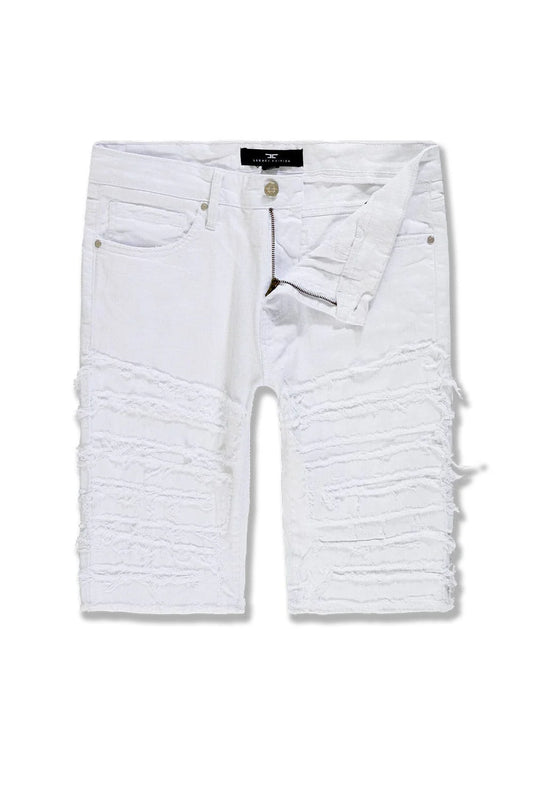 Jordan Craig Python Shorts White
