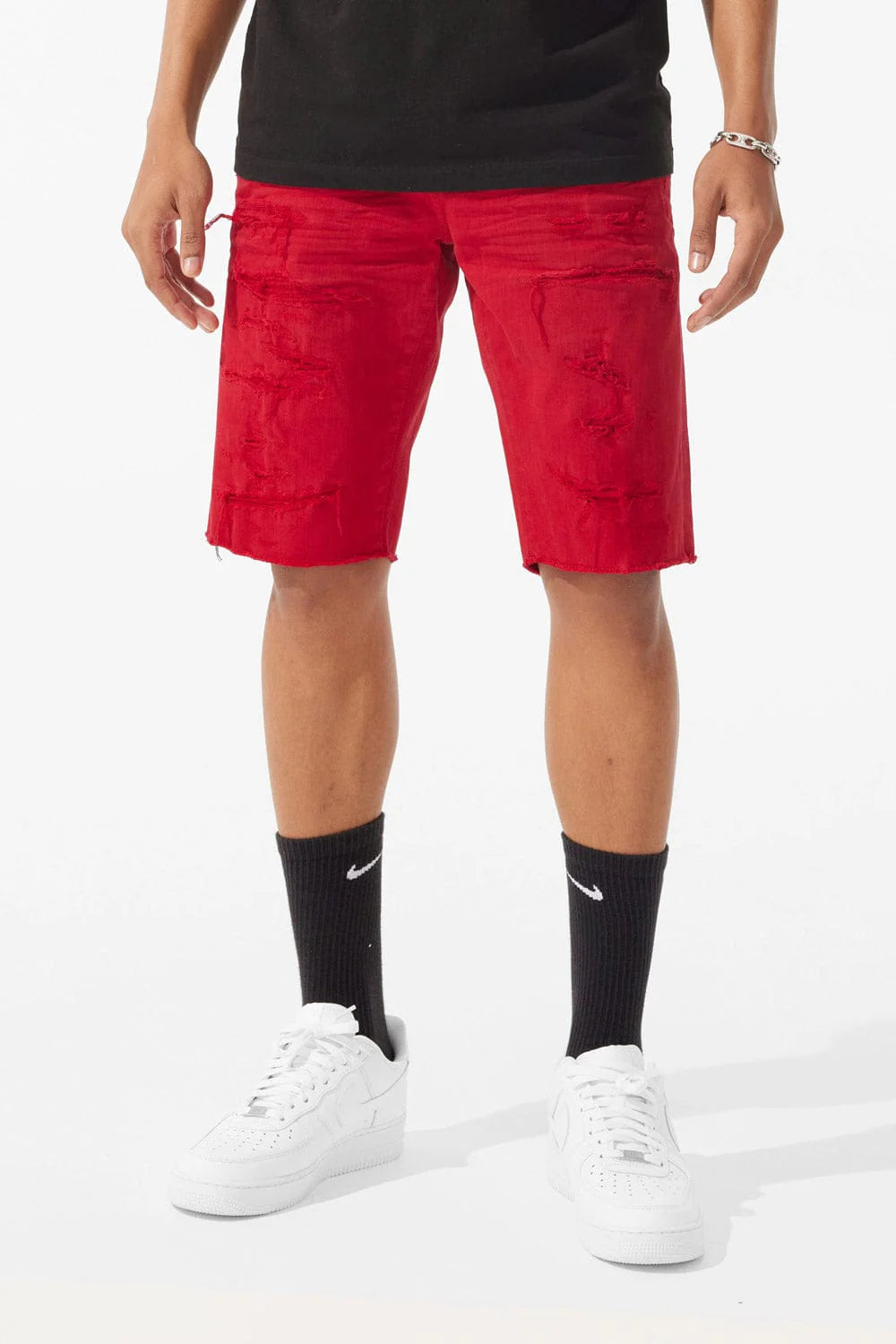 Jordan Craig Tulsa Twill Shorts Red