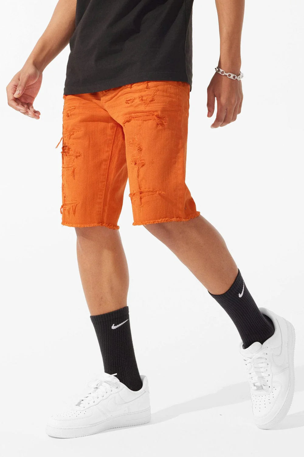 Jordan Craig Tulsa Twill Shorts Orange