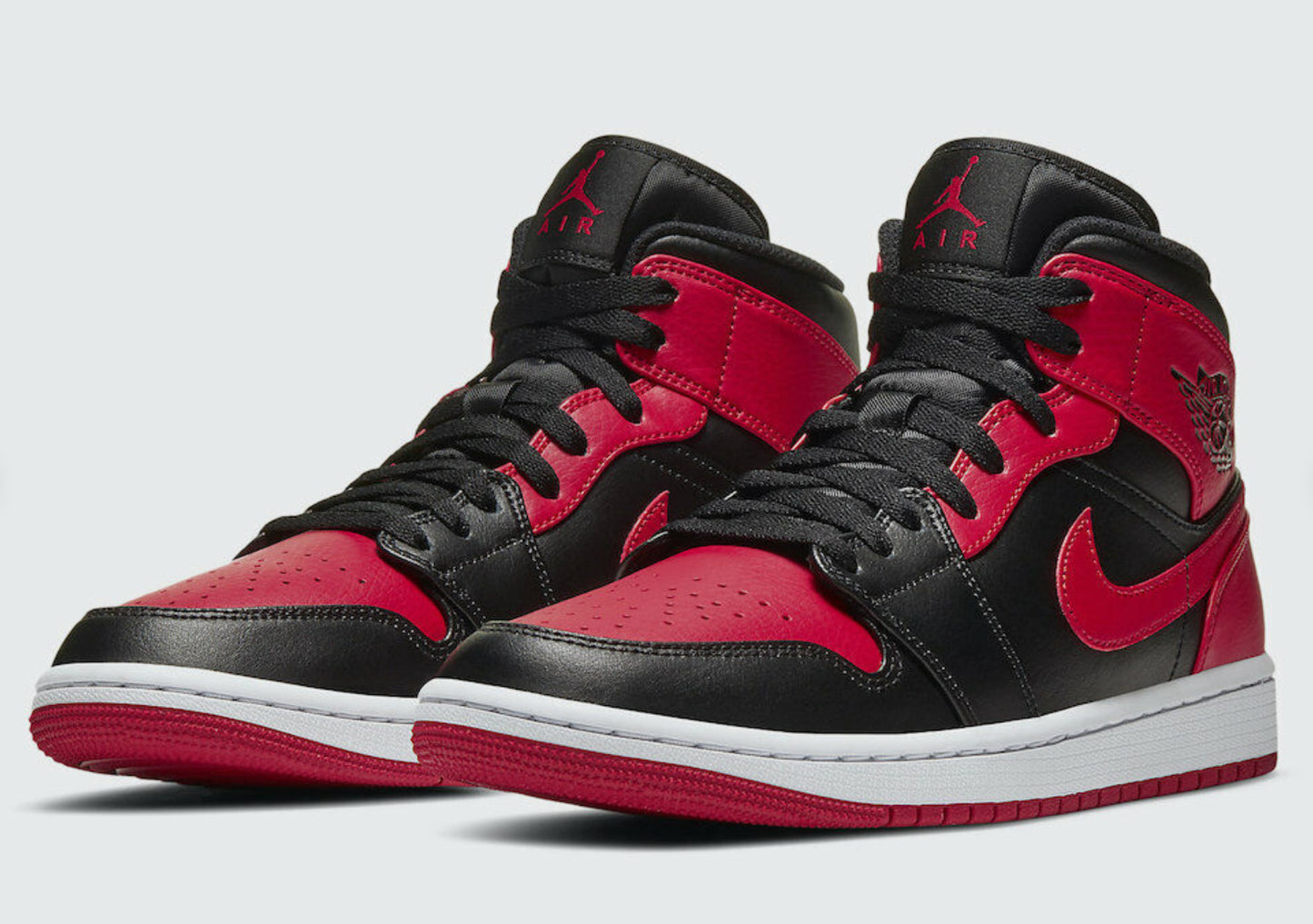 Air Jordan 1 Mid Fire Red