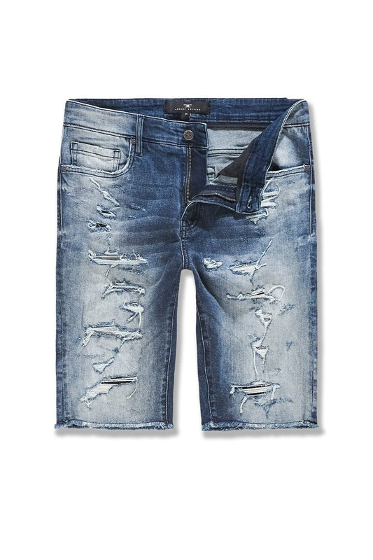 Jordan Craig Arlington Denim Shorts Deep Blue