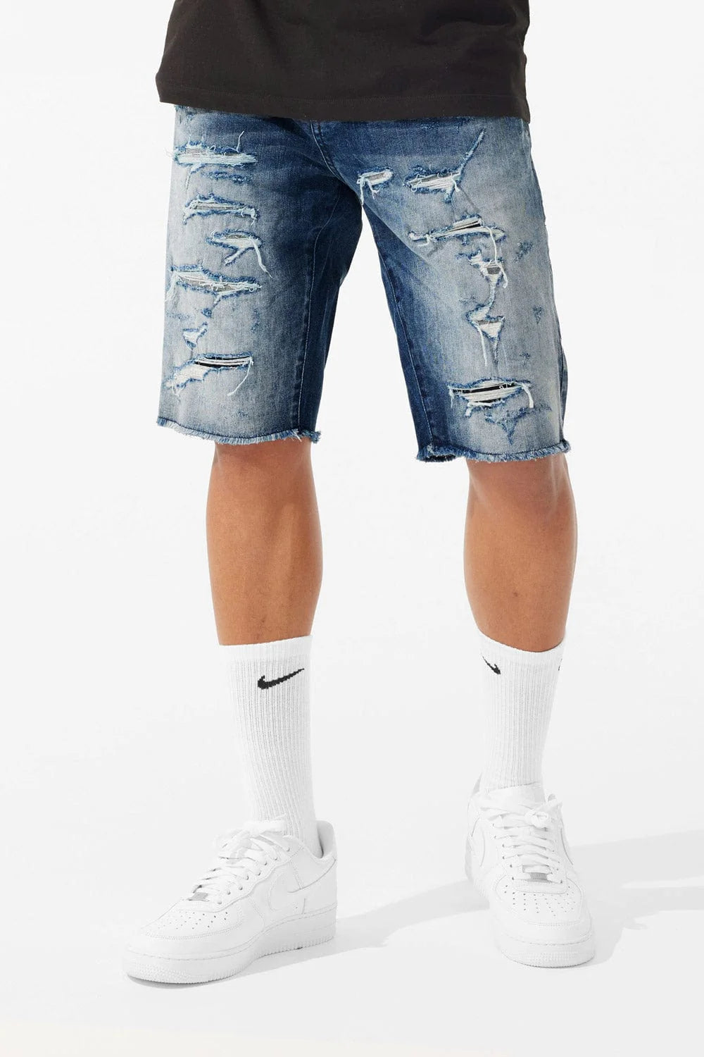 Jordan Craig Arlington Denim Shorts Deep Blue
