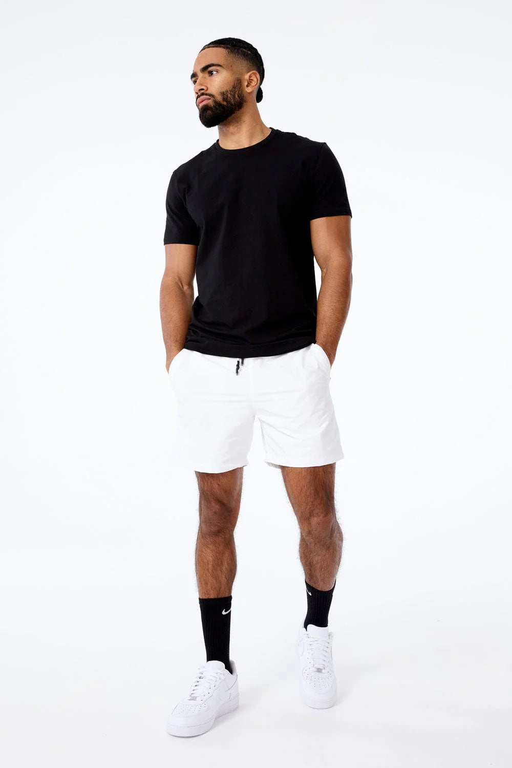 Jordan Craig Marathon Shorts White