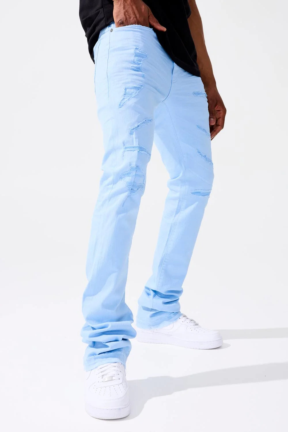 Jordan Craig Martin Stacked Tribeca Twill Sky Blue