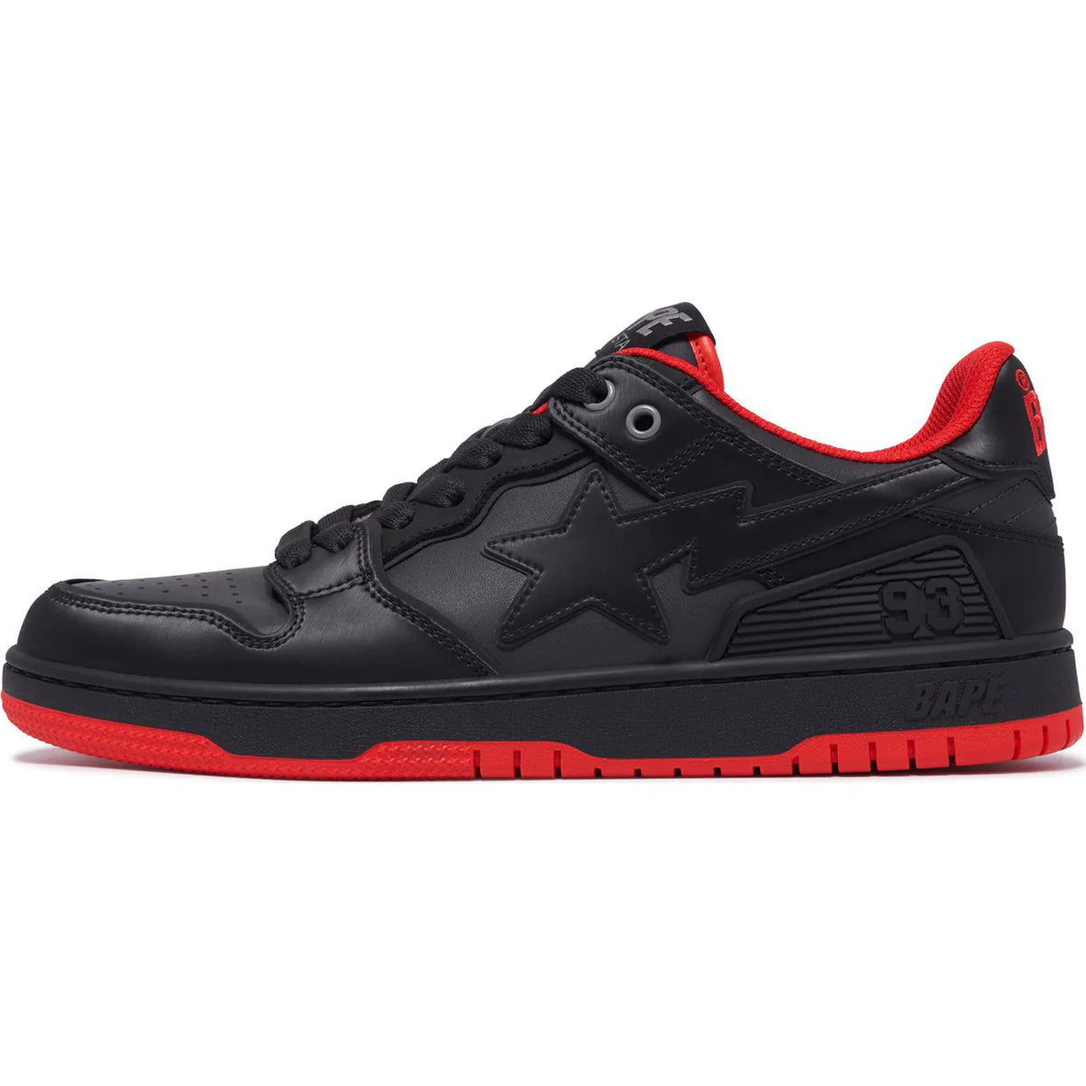 BAPE Skate #4 STA Black Red