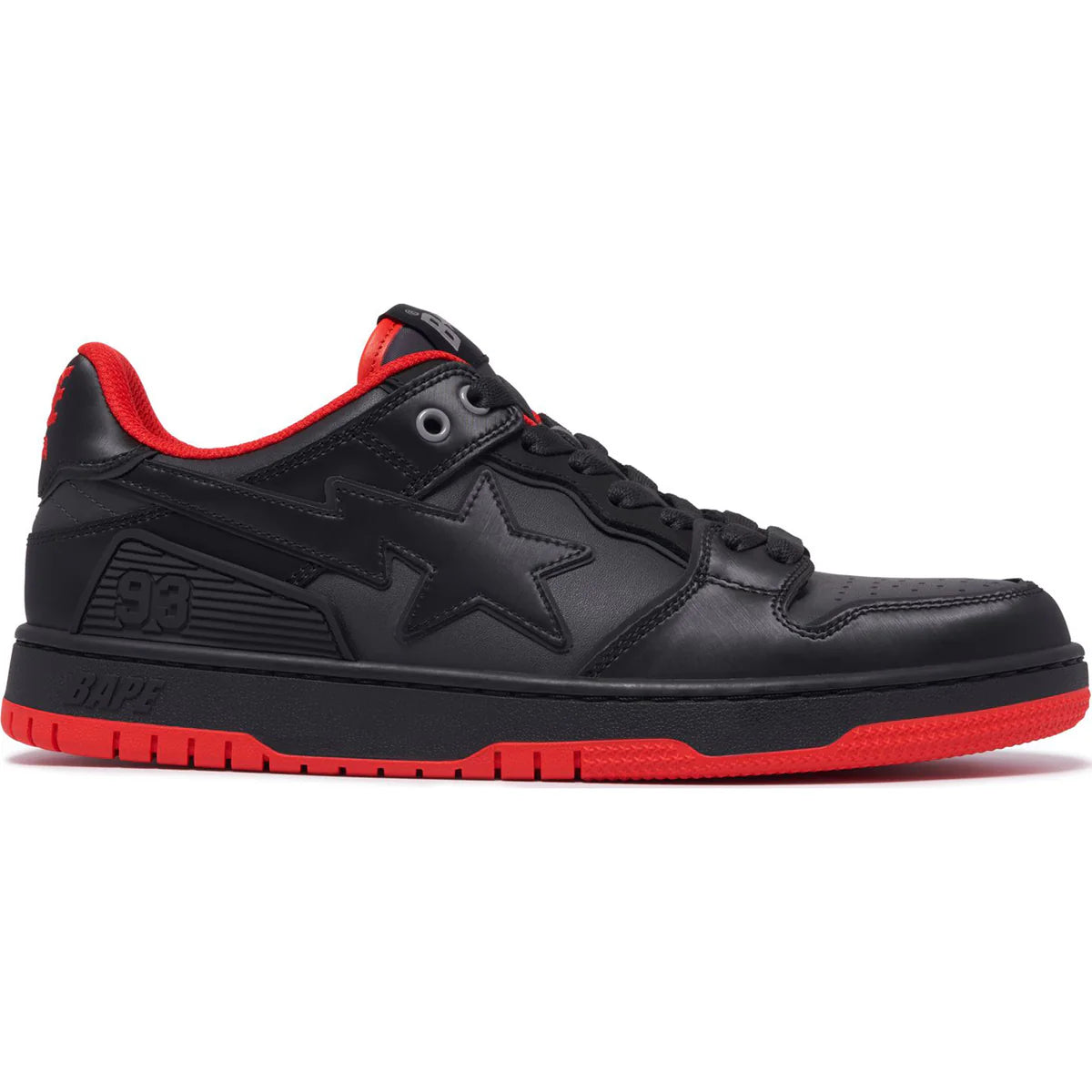 BAPE Skate #4 STA Black Red