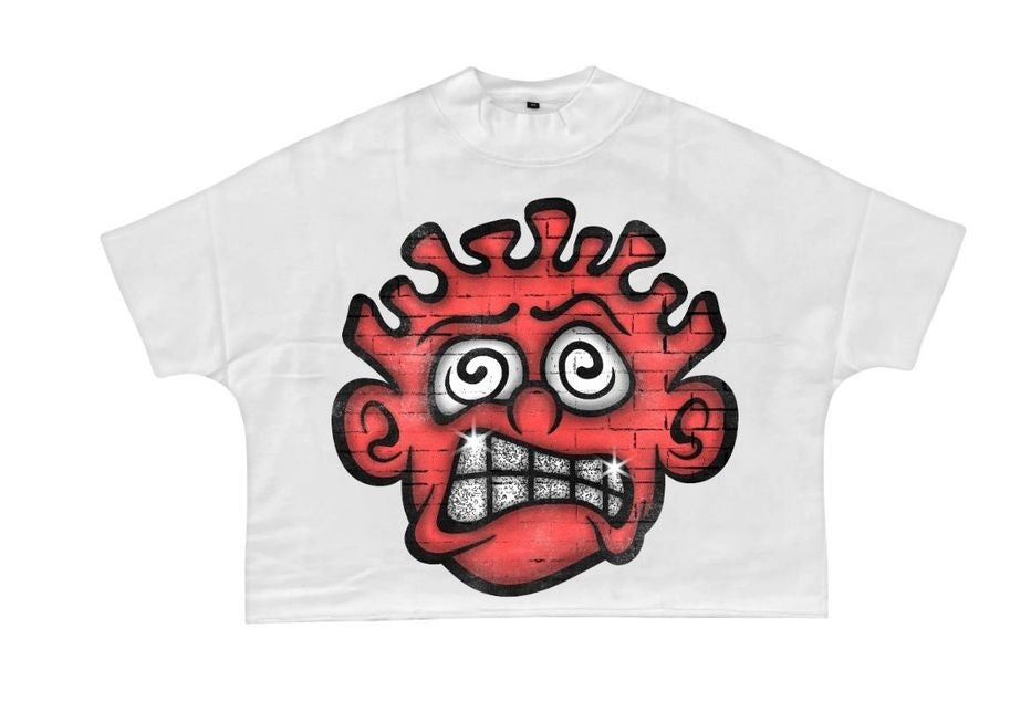 DNA Mind Gamez Cropped Tee MG #9 White