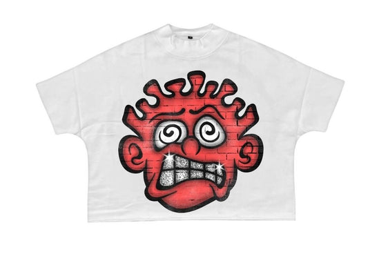 DNA Mind Gamez Cropped Tee MG #9 White
