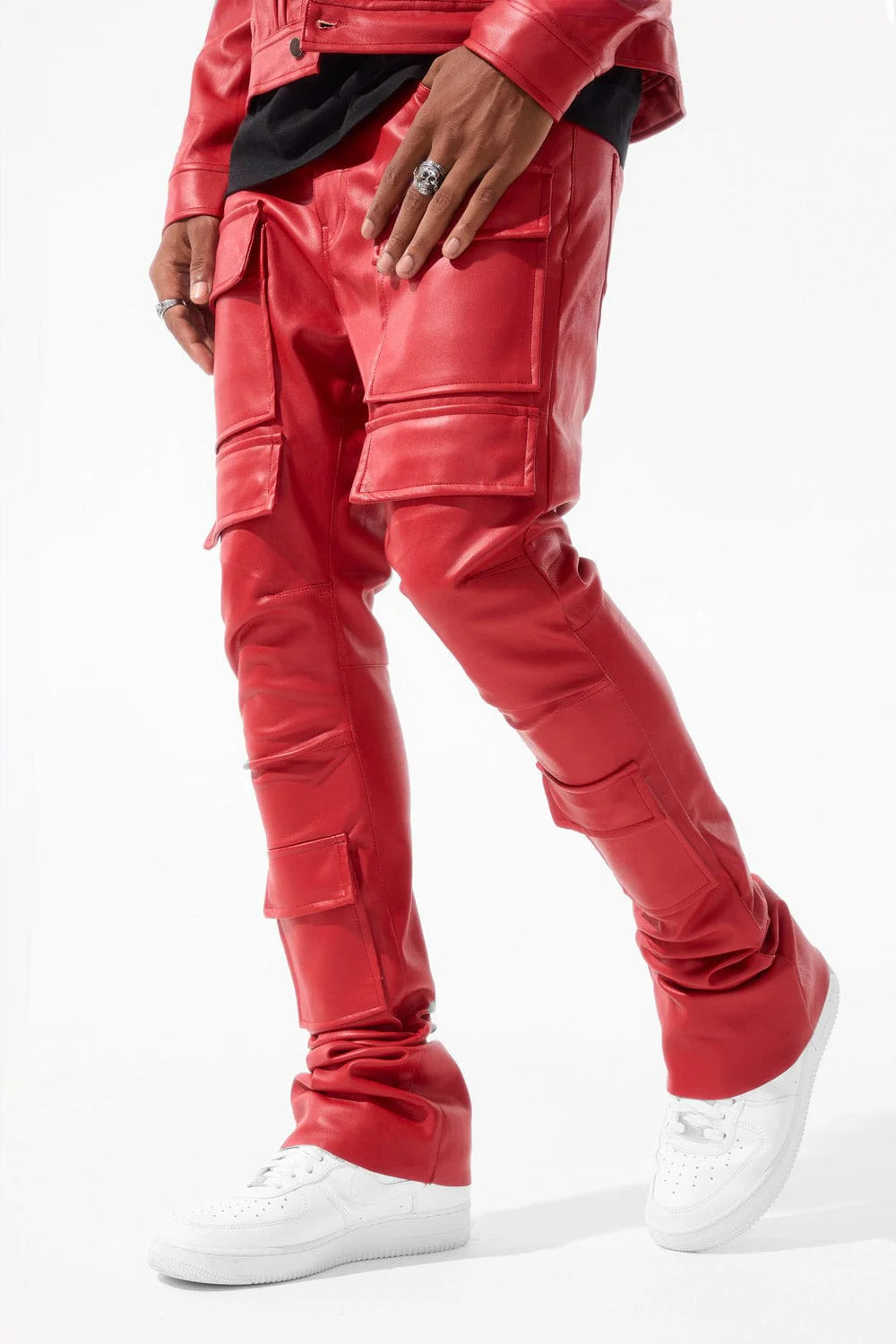 Jordan Craig- THRILLER CARGO PANTS (RED)