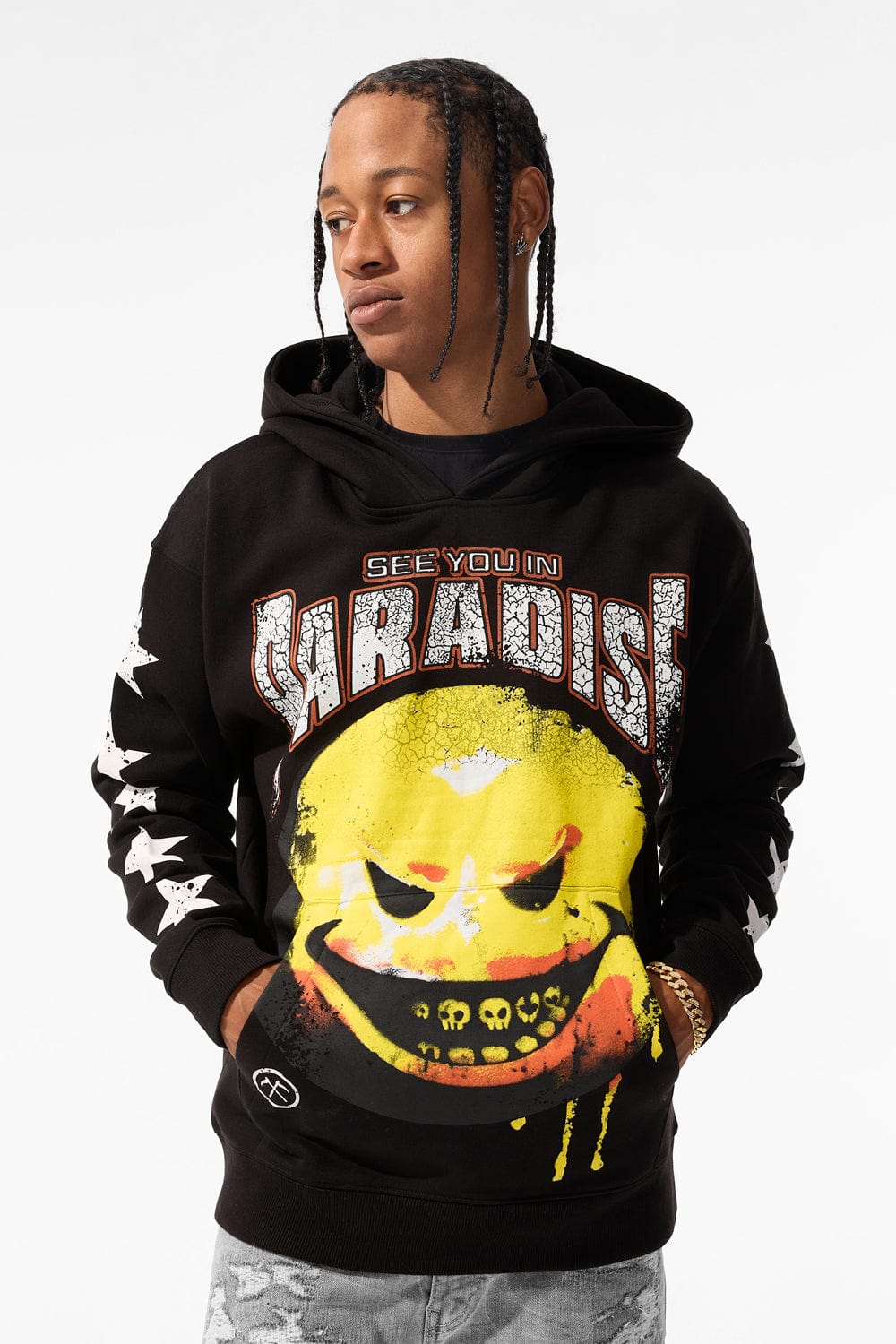 JORDAN CRAIG BAD INTENTIONS PULLOVER HOODIE BLACK