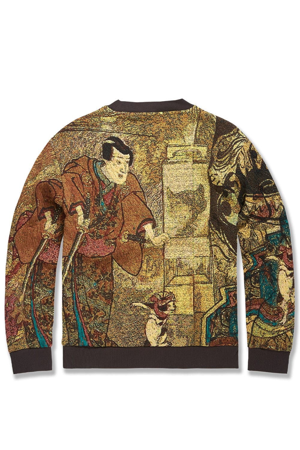 JORDAN CRAIG SILK ROAD CREWNECK SWEATER (CATFISH)