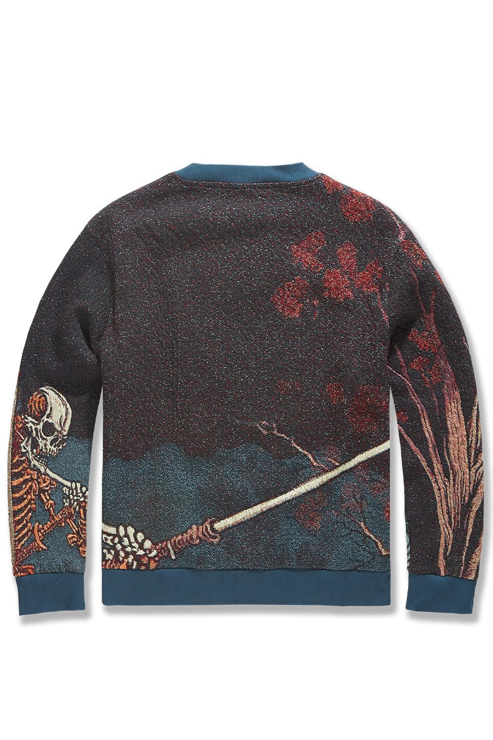 JORDAN CRAIG SILK ROAD CREWNECK SWEATER (SKULLETAL)